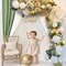60pcs 12inch Sage Green White Metallic Gold Confetti Balloons (White Gold Green) 12.6 x 7.9 x 0.45 inches